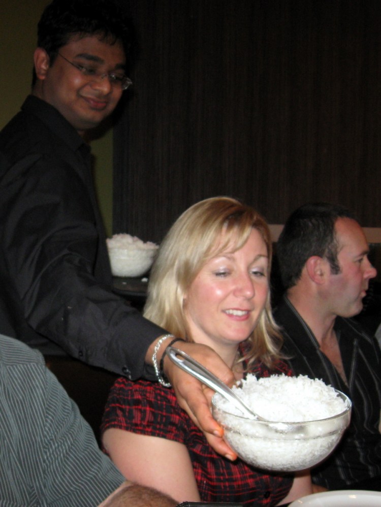 There was no shortage of food